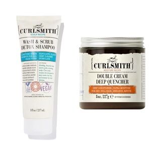 CURLSMITH
Double Cream Deep Quencher & Wash & Scrub Detox Shampoo
